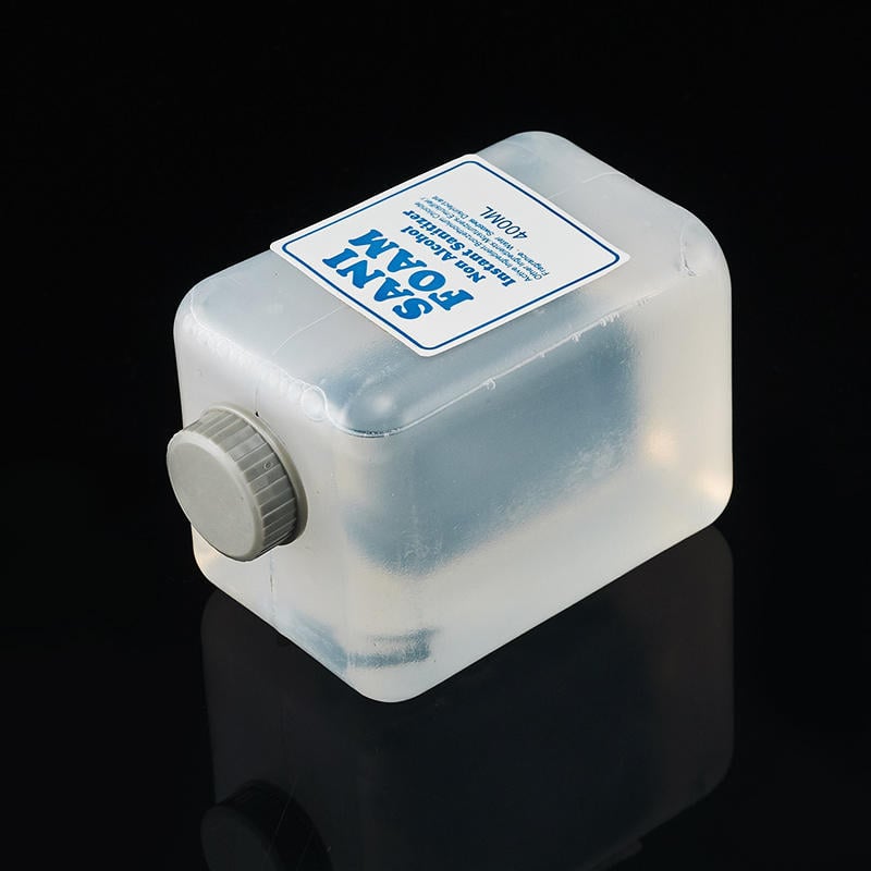 Dispozitiv de dezinfectare cu spumă pentru toaletă, montat pe perete, acționare prin apăsare, ABS, tratament prin oxidare, stil modern minimalist