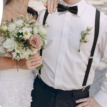 Bretele elastice în formă Y, unisex, cu clips puternice, 3 clipsuri, cruce în spate