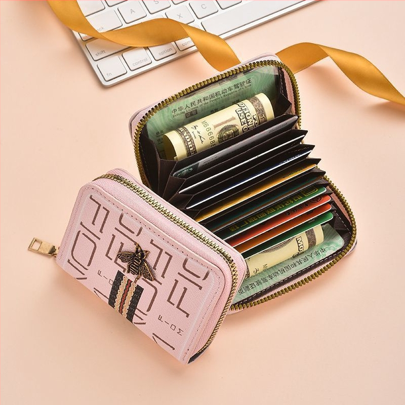 Θήκη καρτών PU, unisex, επιχειρηματικό στυλ, μεγάλη χωρητικότητα, πολλαπλές θήκες καρτών, επεκτεινόμενος σχεδιασμός