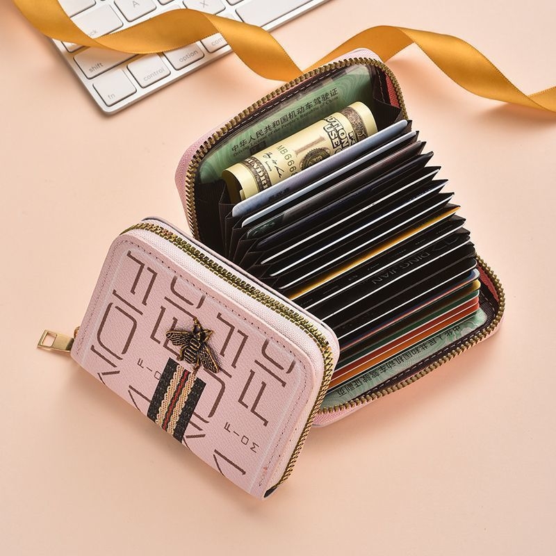 Θήκη καρτών PU, unisex, επιχειρηματικό στυλ, μεγάλη χωρητικότητα, πολλαπλές θήκες καρτών, επεκτεινόμενος σχεδιασμός