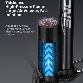 Ръчна велосипедна помпа Mingzong, код на продукта Ltao863067395496, без внос