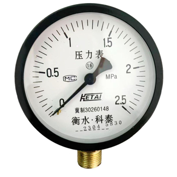 Y100 Διαφραγματικός Μετρητής Πίεσης για Θέρμανση Δαπέδου