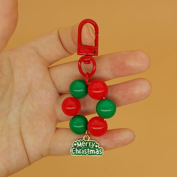 Breloc pentru chei Cailing din aliaj — ambalaj individual, ornament de Crăciun