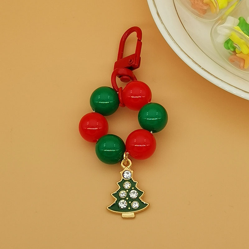 Breloc pentru chei Cailing din aliaj — ambalaj individual, ornament de Crăciun