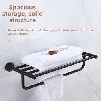 Nerezový vešiak na uteráky, dvojité vrstvy, leštený povrch, proti korózii, nosnosť 3–5 kg