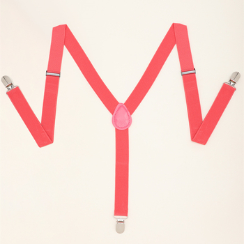 Bretele elastice pentru bărbați, cu 3 clipsuri, X-spate, cataramă metalică, lungime reglabilă, unisex, culoare solidă