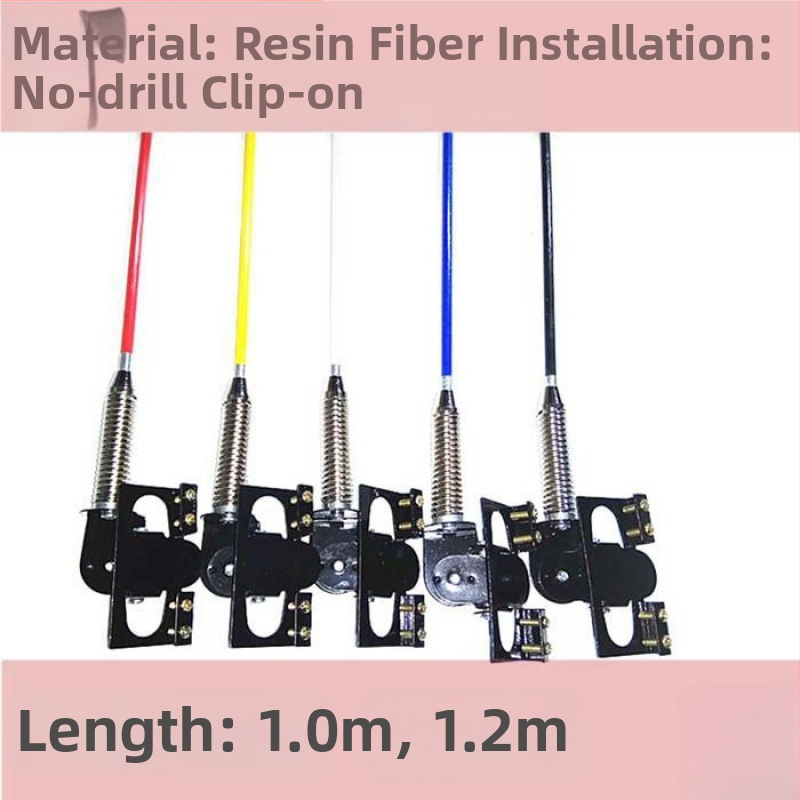 Dekoratívna anténa pre motocykle | Inštalácia: závit | Značka: An shishui