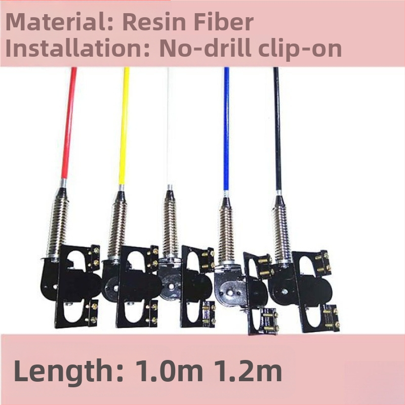 Dekoratívna anténa pre motocykle | Inštalácia: závit | Značka: An shishui