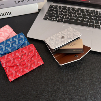 Portofel pentru pașaport și carduri din piele naturală, două straturi, model geometric, stil urban minimalist