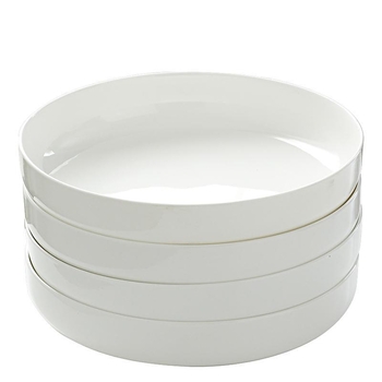 Nest Plate kostná porcelán hlboký tanier, kruhový, nordický štýl, vhodný do mikrovlnky