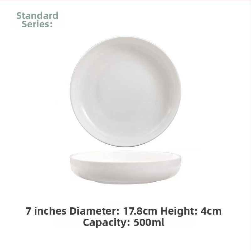 Nest Plate kostná porcelán hlboký tanier, kruhový, nordický štýl, vhodný do mikrovlnky