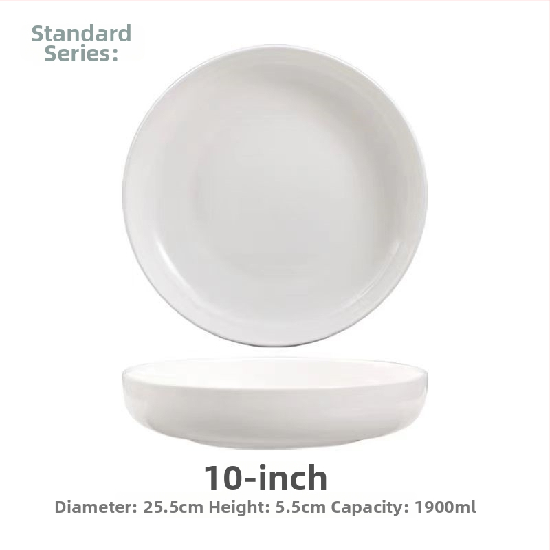 Nest Plate kostná porcelán hlboký tanier, kruhový, nordický štýl, vhodný do mikrovlnky