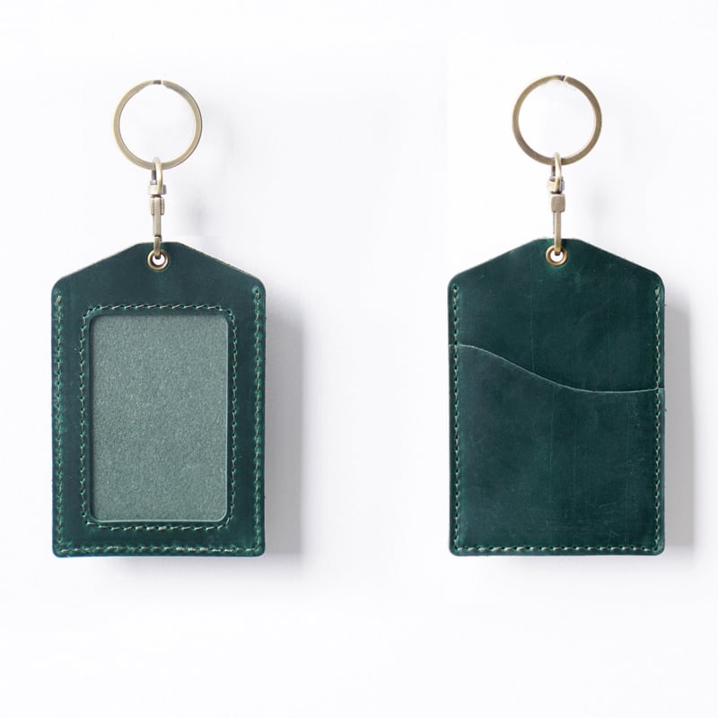 Δερμάτινη θήκη για ταυτότητα, Unisex, Δέρμα βοδινού πρώτης στρώσης, Απλό σχέδιο, Αστικός μινιμαλισμός, Εξαιρετικά ελαφρύ