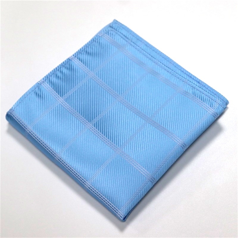 Vīriešu kabatas lakats, poliestera diegi, džakarda audums, ģeometrisks raksts, krāsošana pēc diega