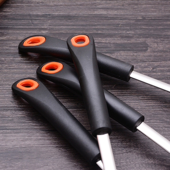 Šesťdielna súprava kuchynského náčinia z nehrdzavejúcej ocele – lyžička a špachtľa, protišmykové, tepelne odolné, proti popáleniu, s nepriľnavými povrchmi