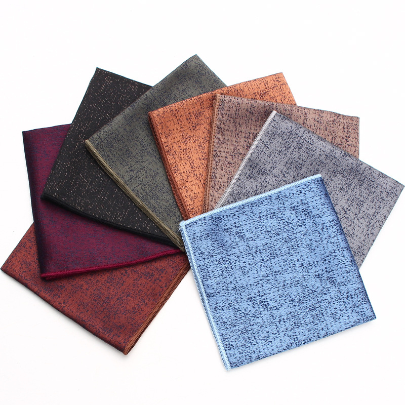 Vīriešu kabatas lakatiņš — ziedu žakarda raksts, poliesters, mūsdienīgs aksesuārs