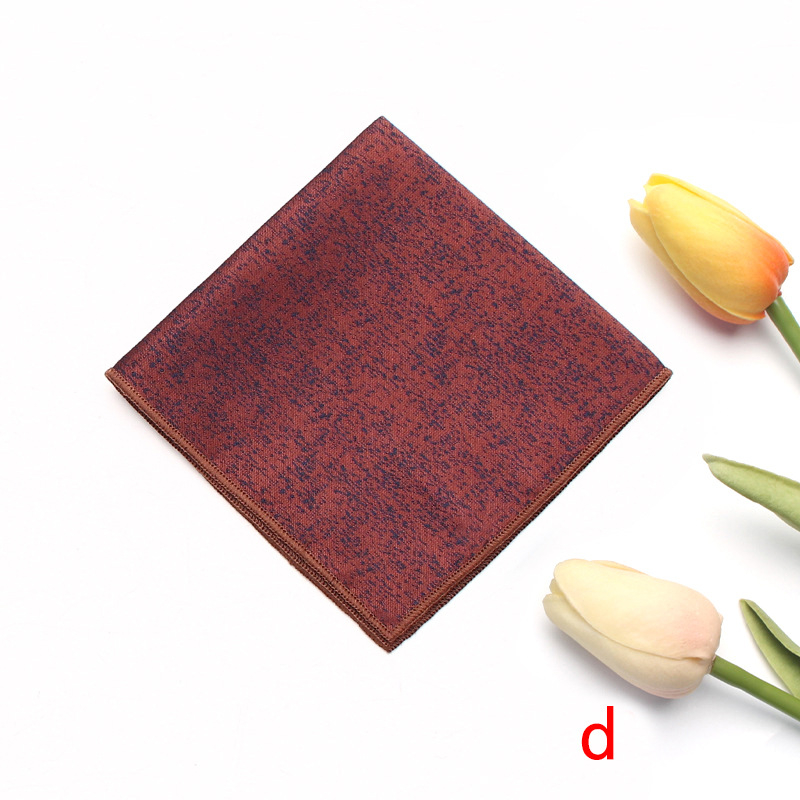 Vīriešu kabatas lakatiņš — ziedu žakarda raksts, poliesters, mūsdienīgs aksesuārs