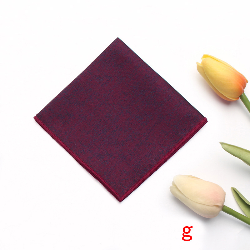 Vīriešu kabatas lakatiņš — ziedu žakarda raksts, poliesters, mūsdienīgs aksesuārs