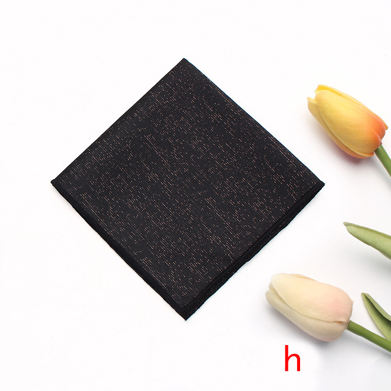 Vīriešu kabatas lakatiņš — ziedu žakarda raksts, poliesters, mūsdienīgs aksesuārs