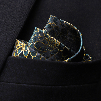 Kabatas lakatiņš kostīmam, ziedu raksts, poliesters, poliestera šķiedras oderes, diega krāsošana, drukāšana