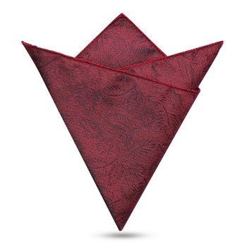 Vīriešu kabatas lakats — džakarda poliestera audums, monohroms raksts, poliestera oderējums, brīvs stils