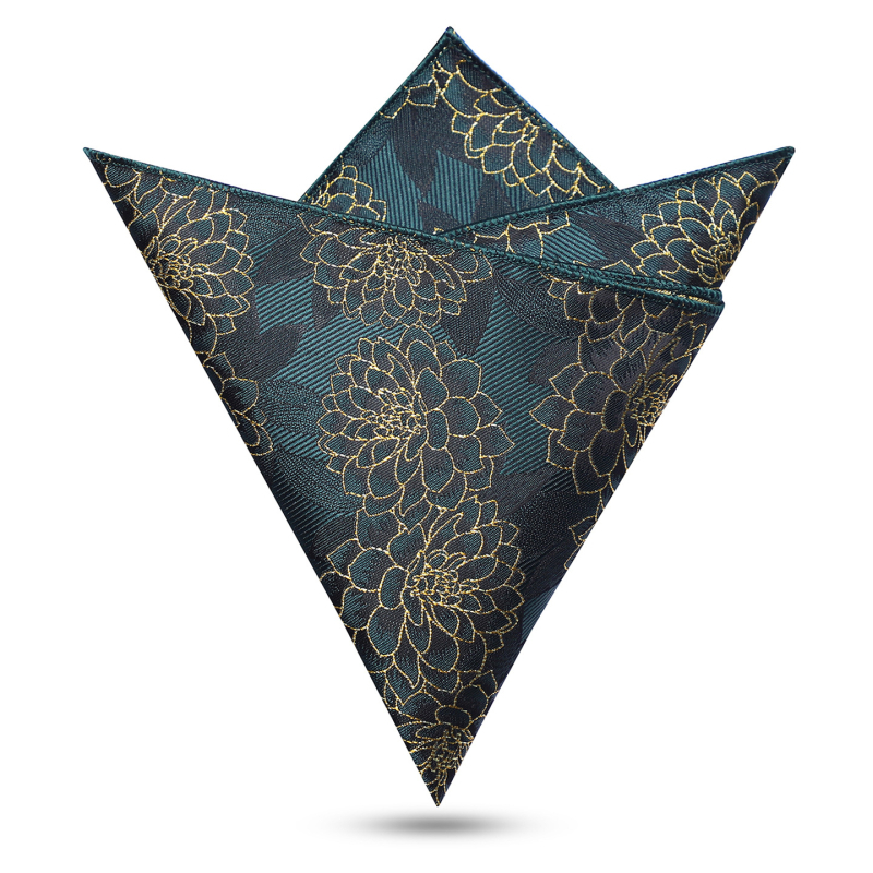 Vīriešu kabatas lakats — džakarda poliestera audums, monohroms raksts, poliestera oderējums, brīvs stils