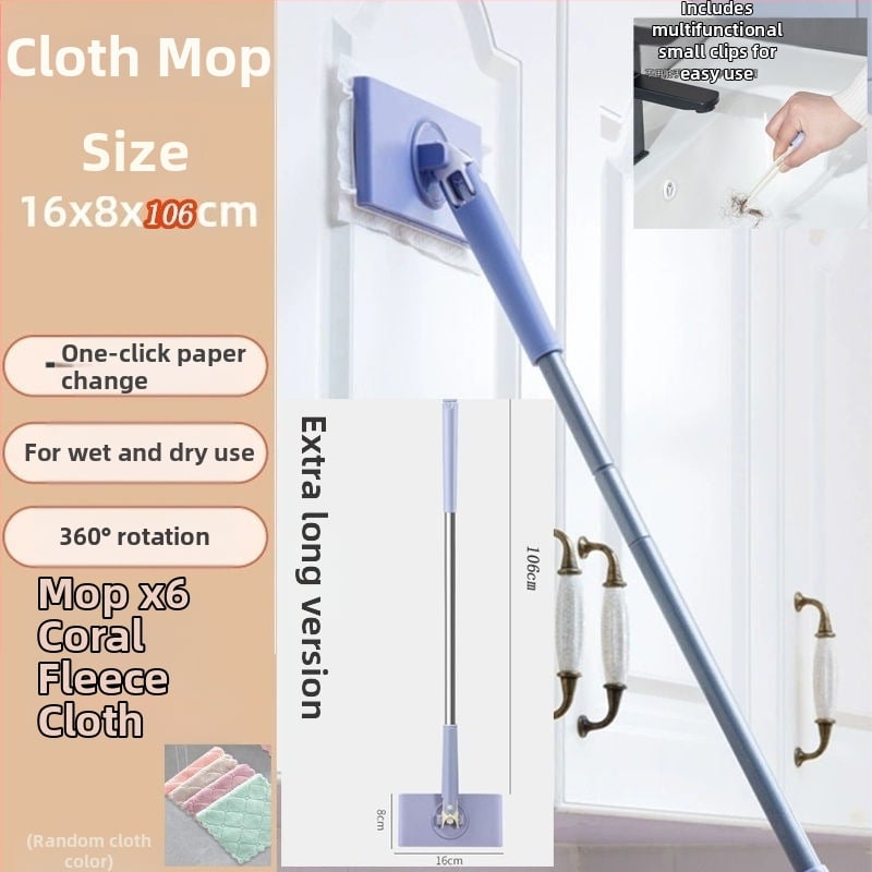 Set mop și găleată – tijă mop din fier; rezistență la coroziune nivel 10; capacitate de încărcare peste 10 kg; rată de uscare 50–60%; tip mop: alte tipuri de mop