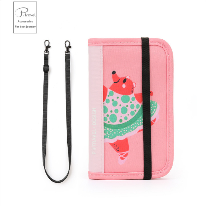 Potravel.design Θήκη διαβατηρίου και εγγράφων από νάιλον, επένδυση πολυεστέρα, Unisex, στυλ χαλαρής μετακίνησης