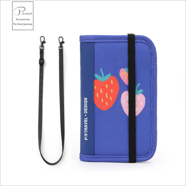 Potravel.design Θήκη διαβατηρίου και εγγράφων από νάιλον, επένδυση πολυεστέρα, Unisex, στυλ χαλαρής μετακίνησης