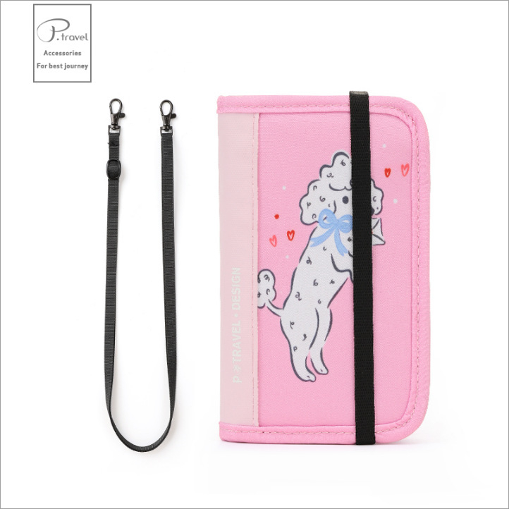 Potravel.design Θήκη διαβατηρίου και εγγράφων από νάιλον, επένδυση πολυεστέρα, Unisex, στυλ χαλαρής μετακίνησης