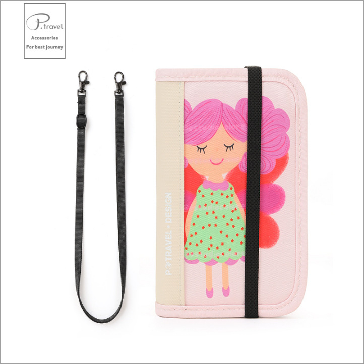 Potravel.design Θήκη διαβατηρίου και εγγράφων από νάιλον, επένδυση πολυεστέρα, Unisex, στυλ χαλαρής μετακίνησης