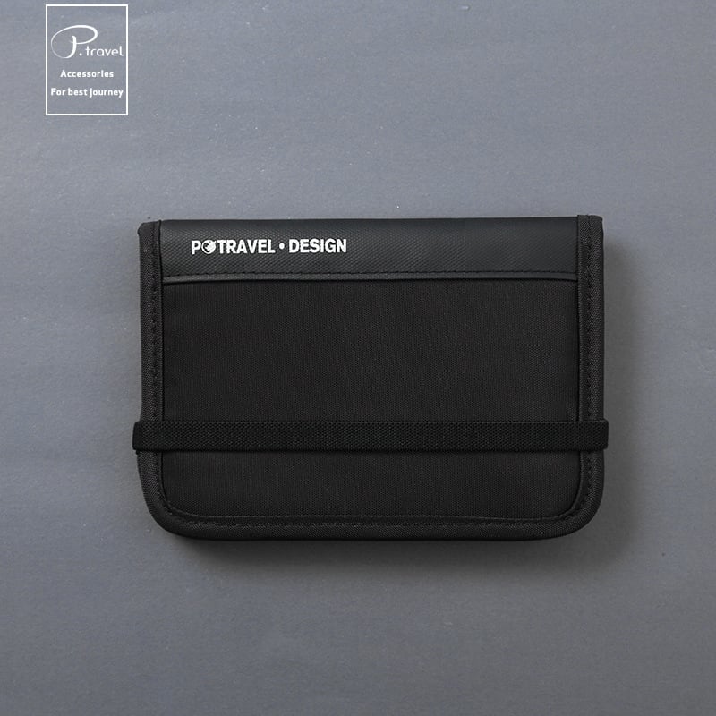 Potravel.design Θήκη διαβατηρίου και εγγράφων από νάιλον, επένδυση πολυεστέρα, Unisex, στυλ χαλαρής μετακίνησης
