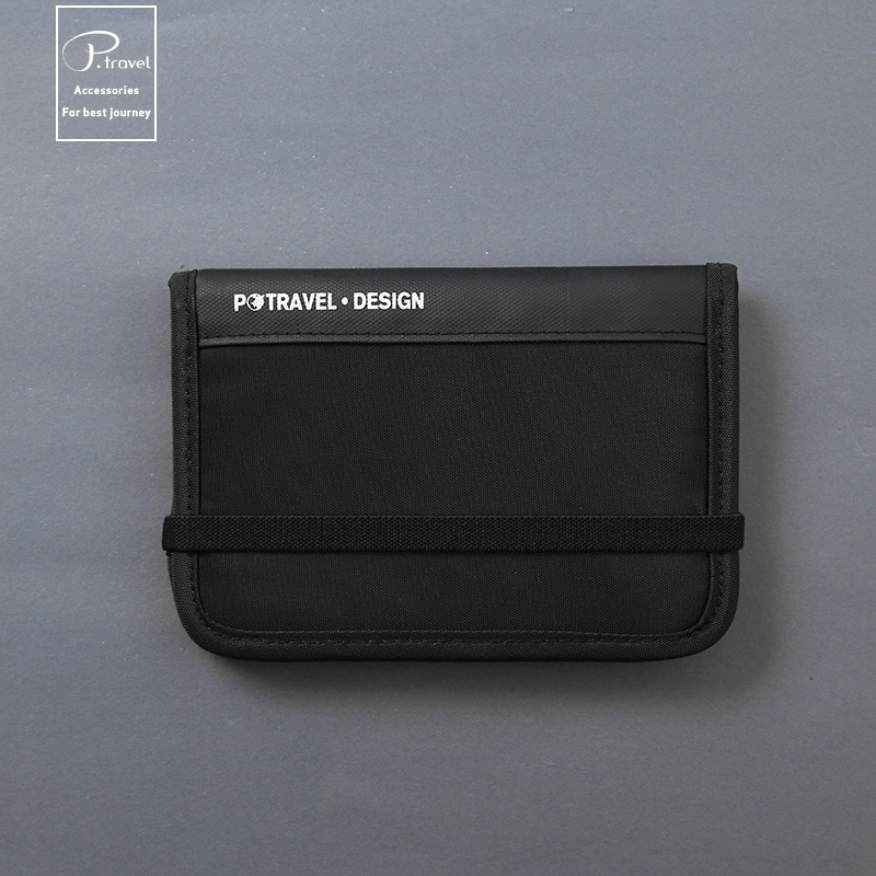 Potravel.design Θήκη διαβατηρίου και εγγράφων από νάιλον, επένδυση πολυεστέρα, Unisex, στυλ χαλαρής μετακίνησης