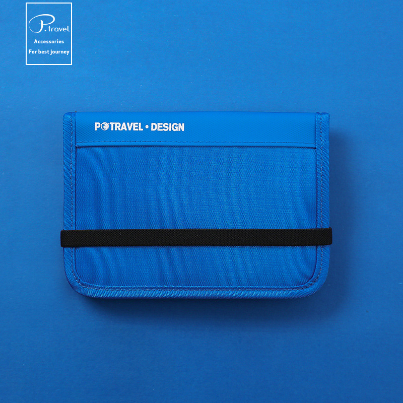 Potravel.design Θήκη διαβατηρίου και εγγράφων από νάιλον, επένδυση πολυεστέρα, Unisex, στυλ χαλαρής μετακίνησης