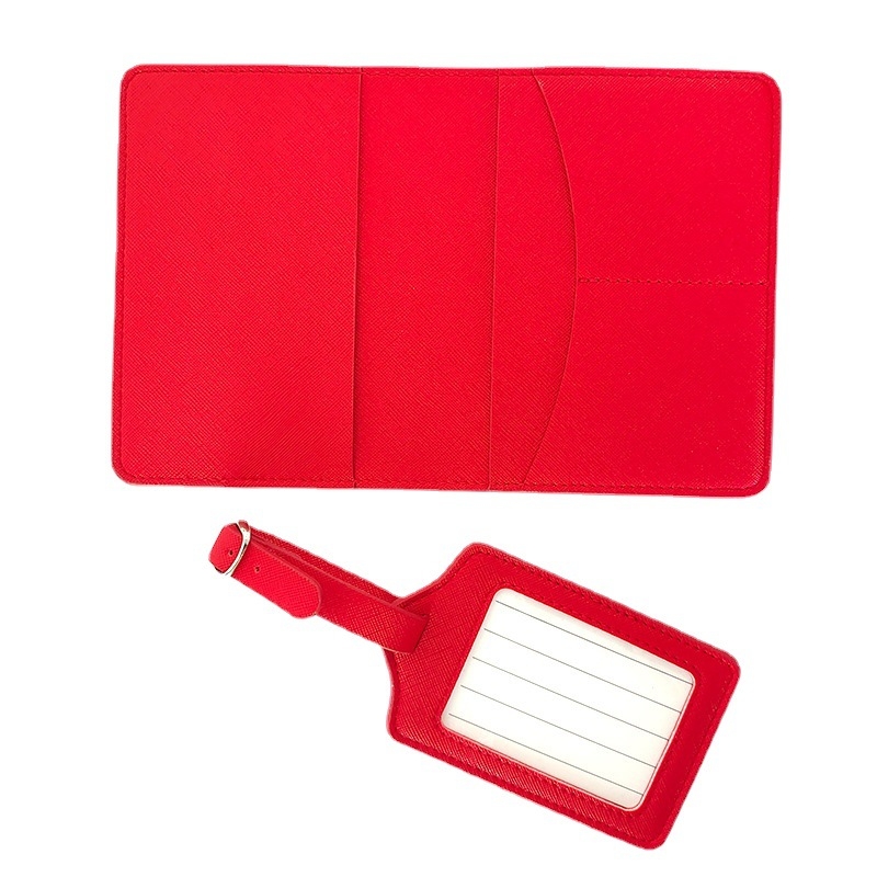 Θήκη Διαβατηρίου και Σετ Ετικετών Αποσκευών, PU Υλικό, Πορτοφόλι με 1 Πυχή, Πολλαπλές Θύρες Για Κάρτες, Μάρκα Yinhui