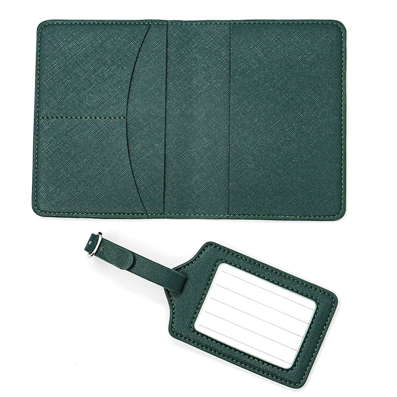 Θήκη Διαβατηρίου και Σετ Ετικετών Αποσκευών, PU Υλικό, Πορτοφόλι με 1 Πυχή, Πολλαπλές Θύρες Για Κάρτες, Μάρκα Yinhui