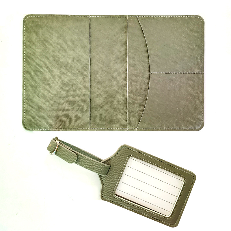 Θήκη Διαβατηρίου και Σετ Ετικετών Αποσκευών, PU Υλικό, Πορτοφόλι με 1 Πυχή, Πολλαπλές Θύρες Για Κάρτες, Μάρκα Yinhui