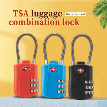 Simply TSA μηχανική κλειδαριά αποσκευών, μοντέλο 527, πλαστικό σώμα, κατάλληλη για ταξίδια στο εξωτερικό