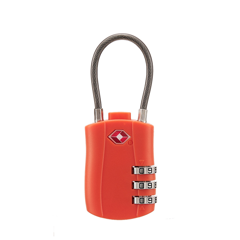 Simply TSA μηχανική κλειδαριά αποσκευών, μοντέλο 527, πλαστικό σώμα, κατάλληλη για ταξίδια στο εξωτερικό