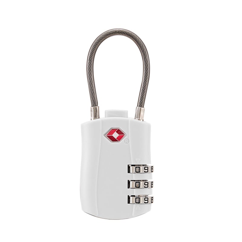 Simply TSA μηχανική κλειδαριά αποσκευών, μοντέλο 527, πλαστικό σώμα, κατάλληλη για ταξίδια στο εξωτερικό