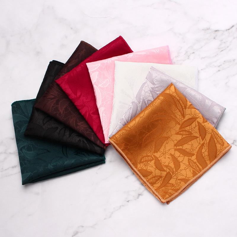 Kabatas lakatiņš, ziedu raksts, Jacquard audums, poliestera audums, poliestera oderes, mūsdienīgs stils