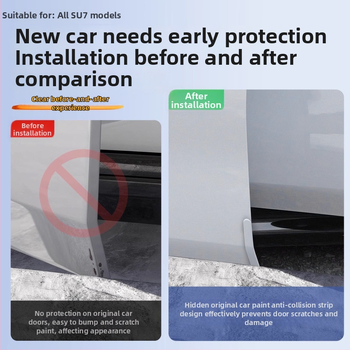 Pretsadursmes durvju lente, Su7 modelis, ABS materiāls, saderīgs ar Xiaomi