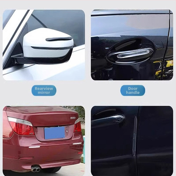 PU auto durvju aizsarglīnija pret sadursmēm, bieza skrāpējumu aizsardzība, ūdensdroša un UV aizsardzība, Modelis 582