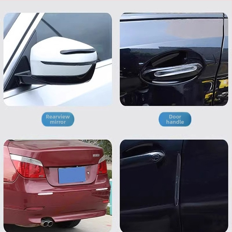 PU auto durvju aizsarglīnija pret sadursmēm, bieza skrāpējumu aizsardzība, ūdensdroša un UV aizsardzība, Modelis 582