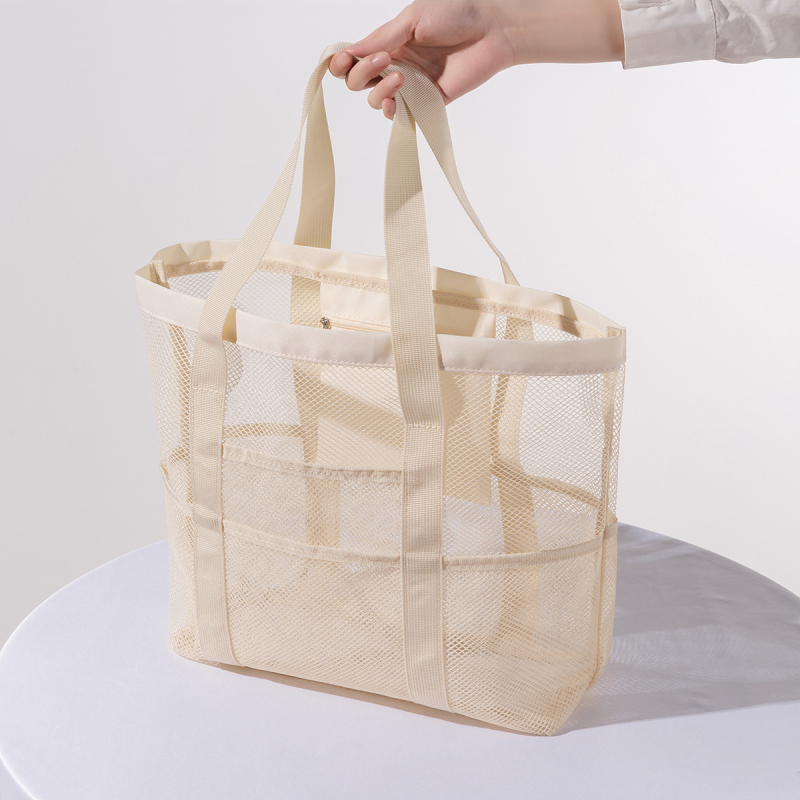 Geantă de depozitare pentru călătorii din plasă – Organizator multifuncțional (formă cub, material plasă, pentru călătorii)