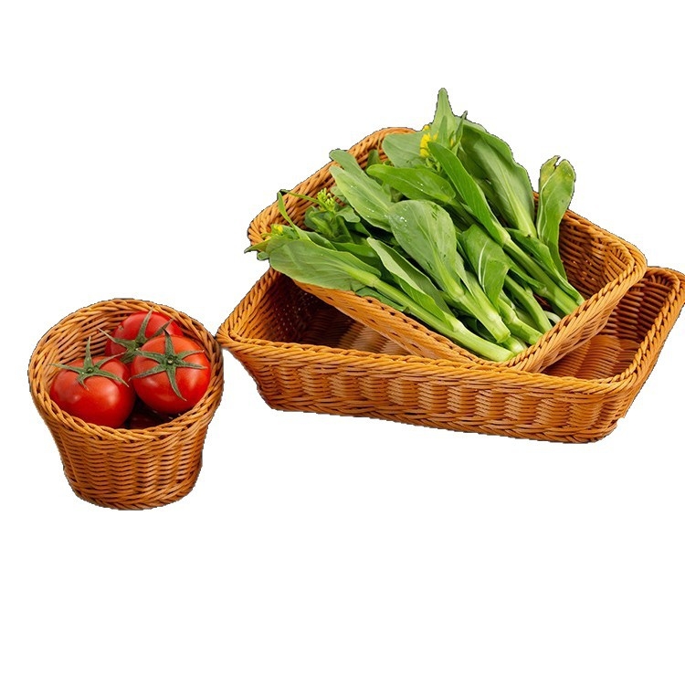 Coș de legume din plastic, design modern simplu, pentru salate și legume, calitate de primă clasă, utilizare comercială