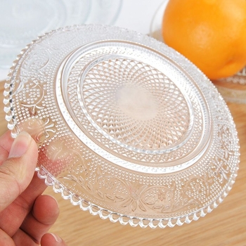 Farfurie pentru fructe din oțel inoxidabil, stil exterior, design simplu