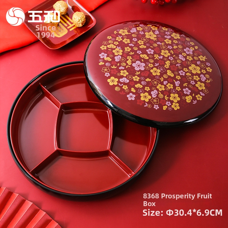 Farfurie de fructe Five and — Stil chinez nou (tendință națională) — lansare vara 2021 — produs de calitate.