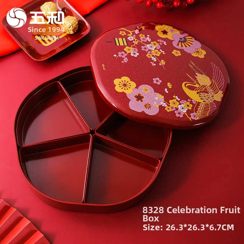 Farfurie de fructe Five and — Stil chinez nou (tendință națională) — lansare vara 2021 — produs de calitate.