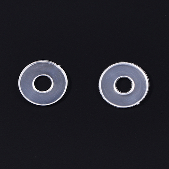 Найлонов бутон с очи и прозрачно пластмасова шайба – крепеж за палта и облекло